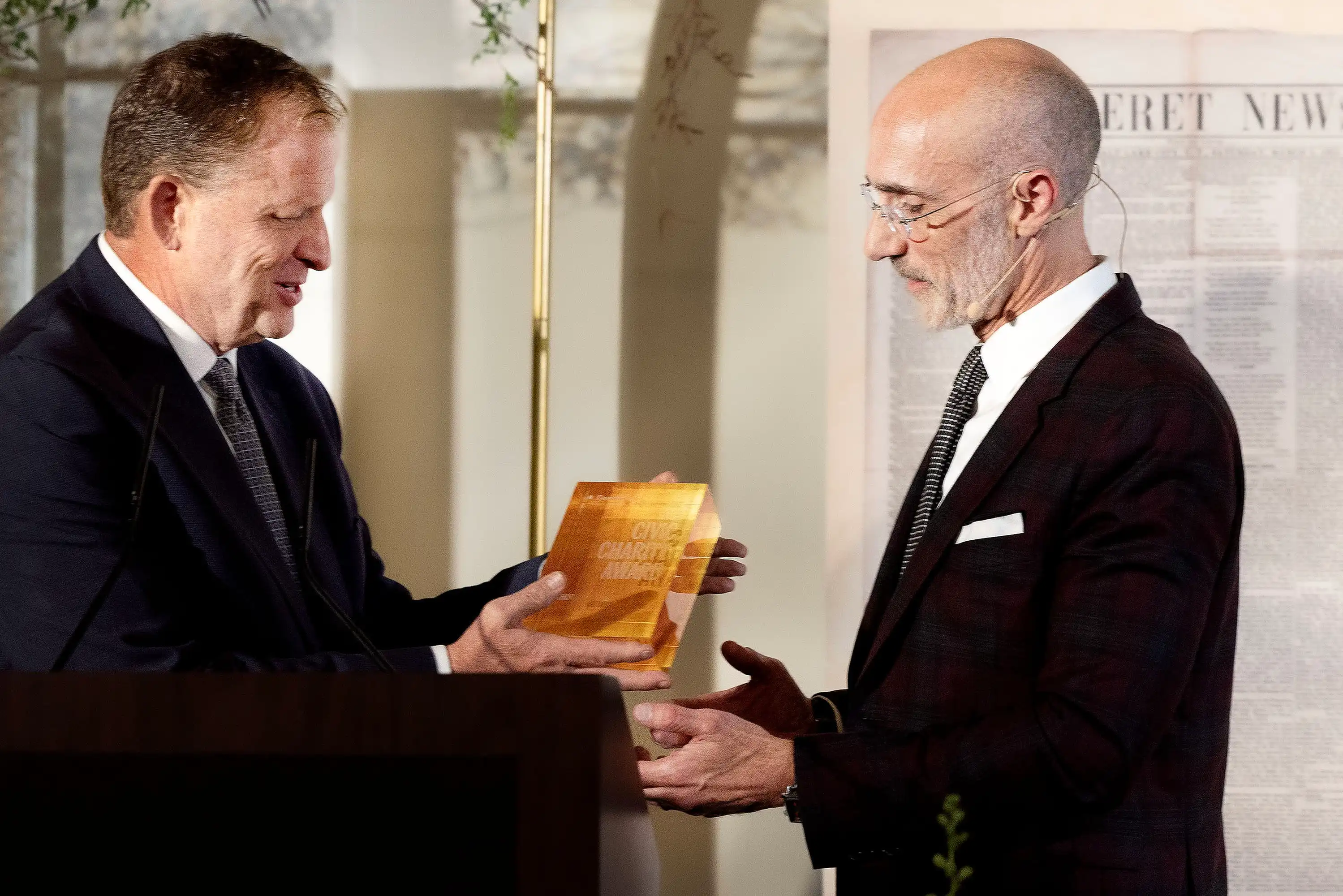 Corporate event in the ballroom at The Commercial Club