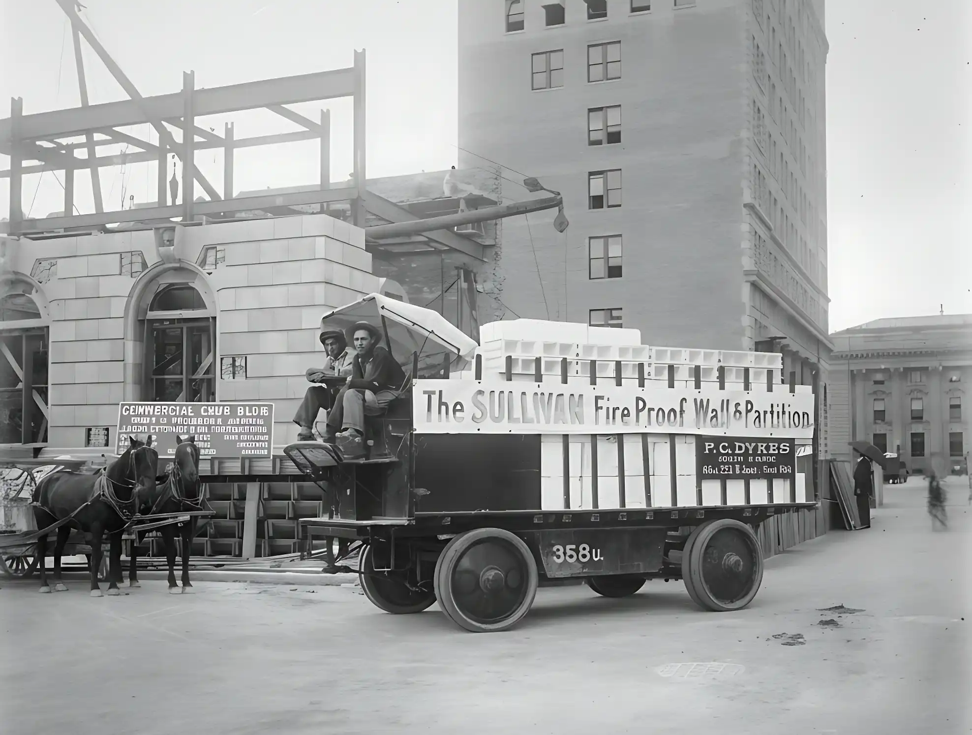 Historic detail associated with The Commercial Club