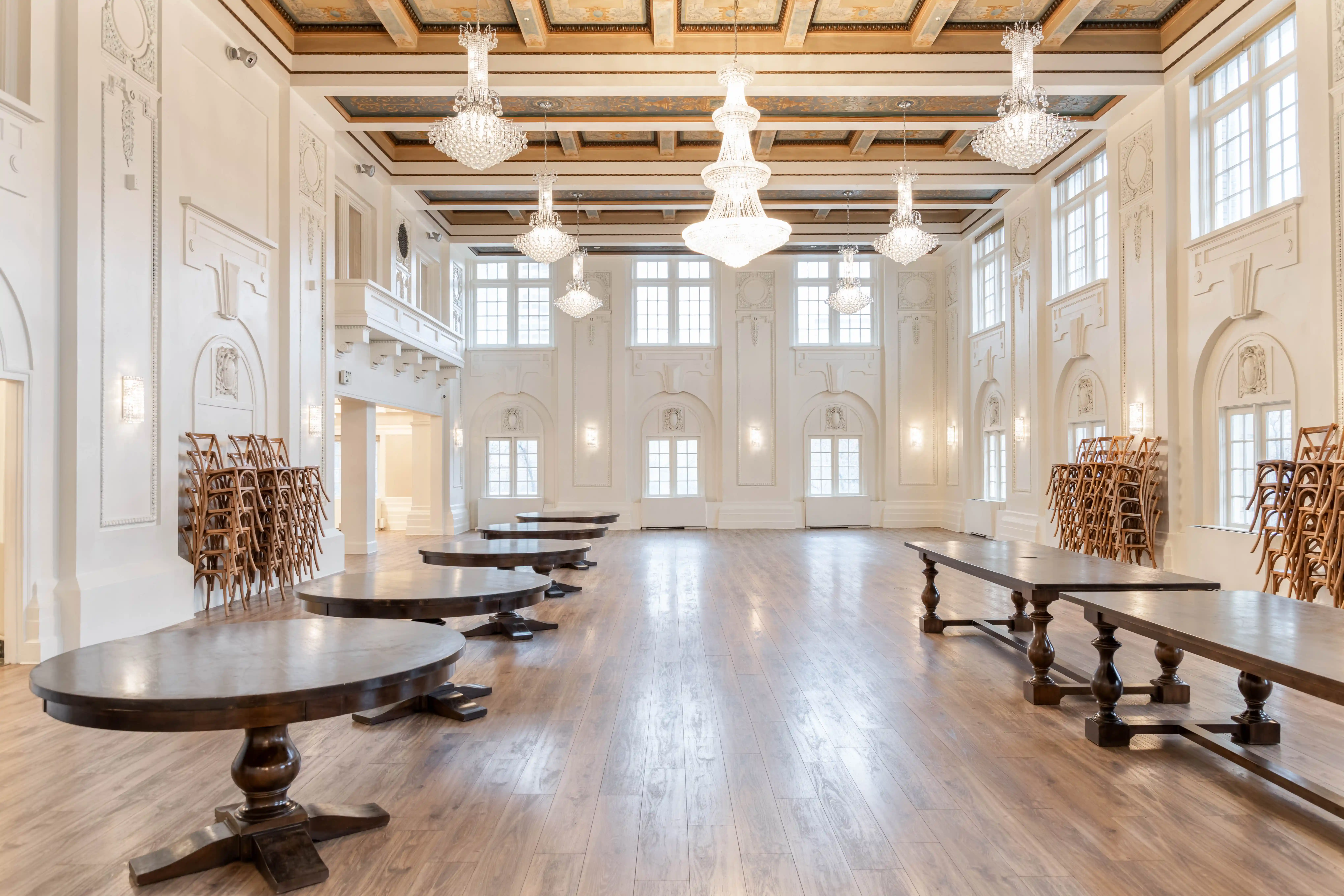 The ballroom details