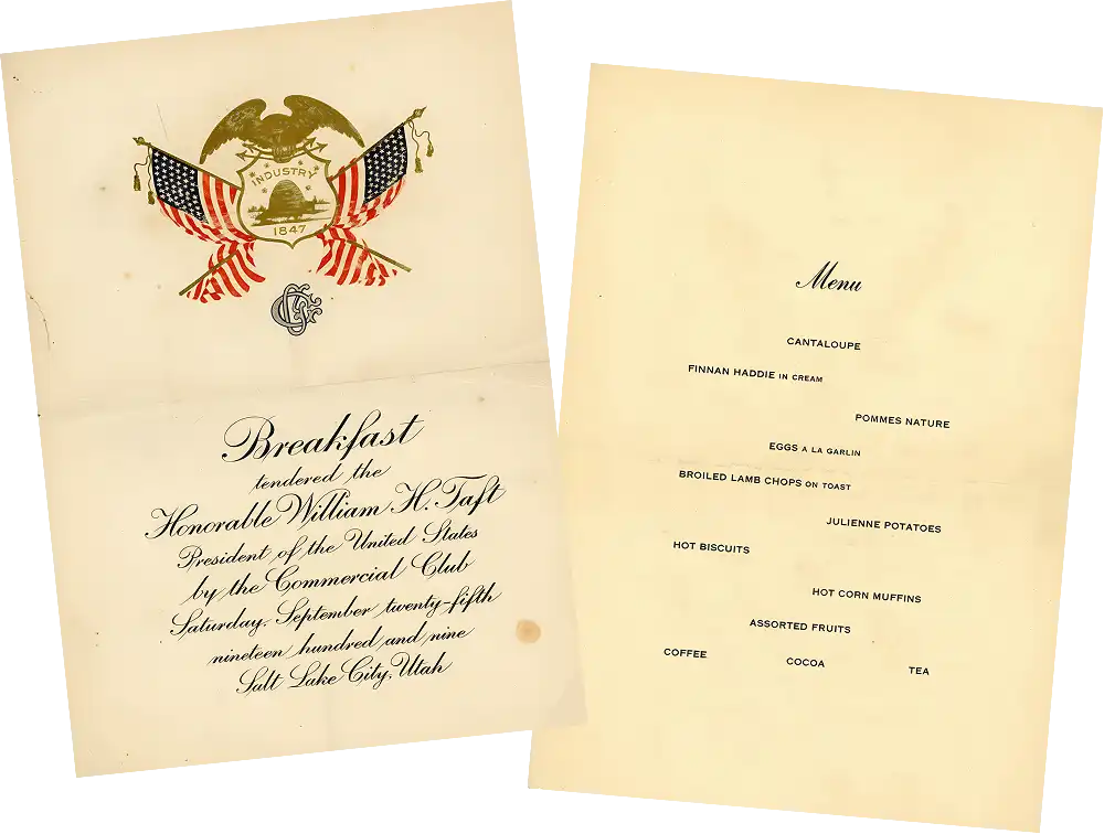 Vintage Menu